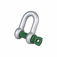 G-4151 Green Pin Dee Shackles Product Render 2